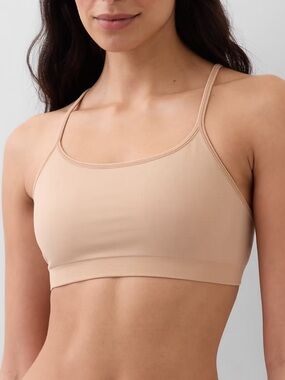 Gap Body Seamless Racerback bralette Blush beige Size XXL New with tag